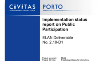 Implementation status report on Public Participation
