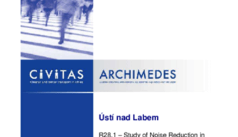 R28.1 - Study of noise reduction in Usti nad Labem