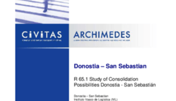 Study of Consolidation Possibilities Donostia - San Sebastián