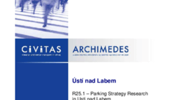 R25.1 - Parking strategy study in Usti nad Labem