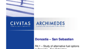 Study of alternative fuel options in Donostia San Sebastian