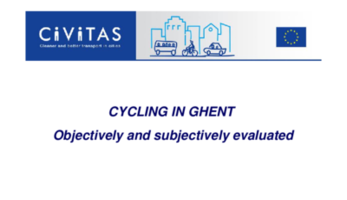 Evaluation cycling Ghent
