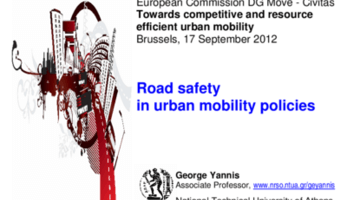 Presentation George Yannis, road safety