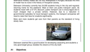 Measure Result - Carpooling service for students in Debrecen