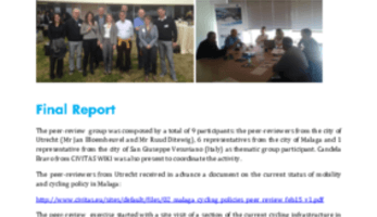 Peer-review exercise Malaga-Utrecht final report 