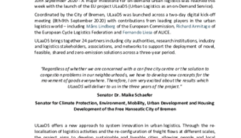 ULaaDs project kick-off press release