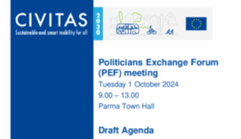 Politicians Exchange Forum (PEF) Draft Agenda - 1 October 2024 meeting