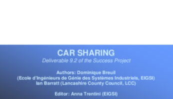 CIVITAS SUCCESS - Car sharing