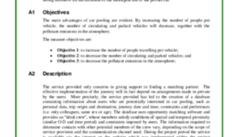 Full Evaluation Report - Development of car pooling
