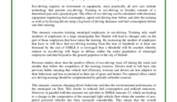 Full Evaluation Report - ExoDriving for municipal employees