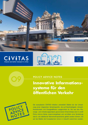 Policy Advice Note Public Transport Information(de)