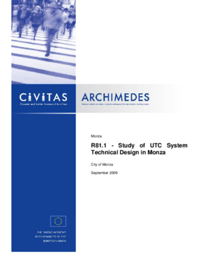 Study of UTC System Technical Design in Monza