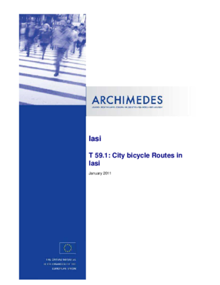 City bicycle Routes in Iasi
