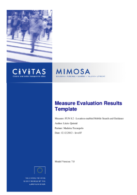 Measure Evaluation Results - Final Version, Measure FUN 8.2 (Location-enabled Mobile Search and Guidance)