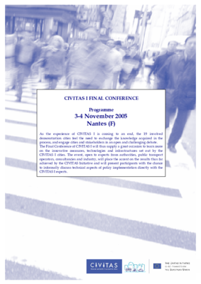 Civitas I Final Conference Program (05/10/27)