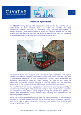 Hybrid bus fact sheet