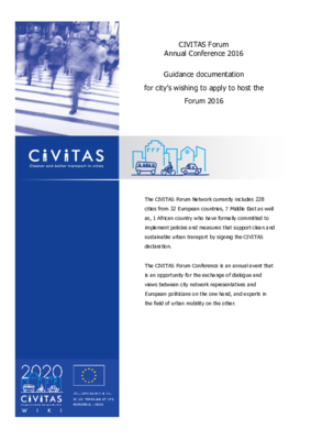 CIVITAS FORUM City Host 2016_ Guidelines 