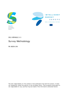 SEGMENT survey methodology