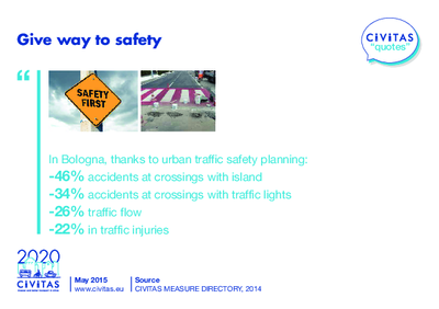 CIVITAS QUOTES: Give way to safety