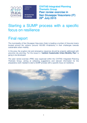 Peer review exercise in San Giuseppe Vesuviano: final report
