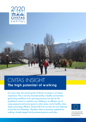 CIVITAS Insight 08 - The high potential of walking