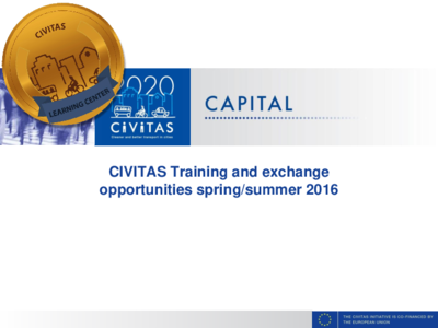 CIVITAS Training Opportunities