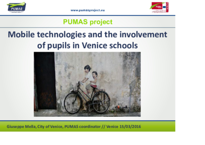 Mobile technologies and the involvement of pupils in Venice schools