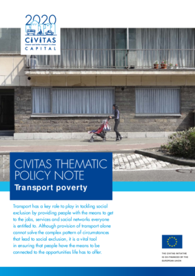 CIVITAS Thematic Policy Note: Transport Poverty