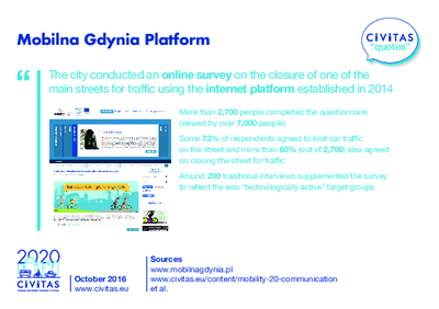 CIVITAS QUOTES: Mobilna Gdynia Platform