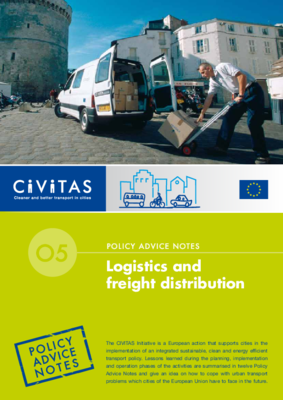 Policy Advice Note: Logistics and freight distribution
