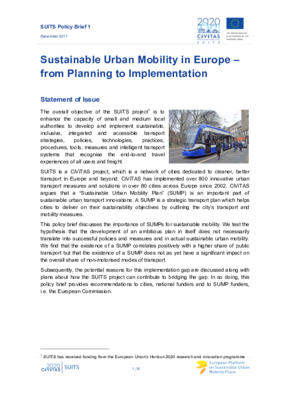 SUITS Policy Brief 1