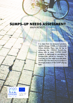 SUMPs-Up Needs Assessment - Main Results SUMPs-Up Needs Assessment - Main Results