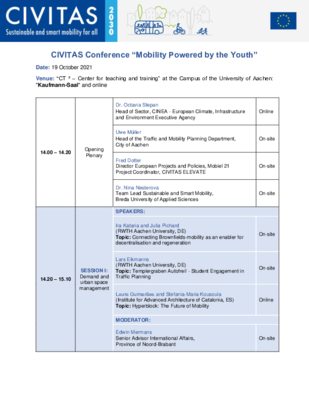 Mobility Powered by the Youth Conference Extended Programme