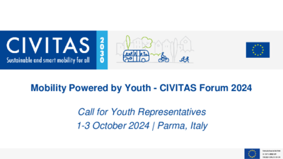 Call for Youth Representatives​ - CIVITAS Forum 2024