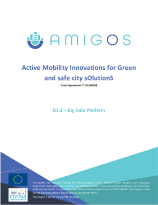 AMIGOS D1.3 Big Data Platform V1