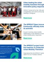Sprout newsletter cover