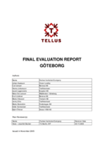 Final Evaluation Report Göteborg