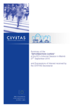 Expressions of interest in CIVITAS Plus II call
