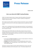 Get on your bike with CIVINET Cycling Workshop