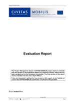 CIVITAS MOBILIS - Final Evaluation Report
