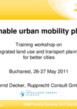 Integrated thinking about transport findings from the ELTIS-Plus project on Sustainable Urban Mobility Plans - Bernd Decker