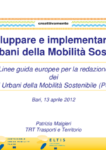 SUMP - Linee guida europee per la redazione dei Piani Urbani della Mobilità Sostenibile