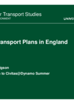 Frances Hodgson - Local Transport Plans (LTP) in England