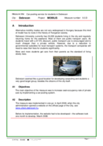 Measure Result - Carpooling service for students in Debrecen