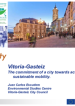 Vitoria-Gasteiz - the commitment of a city towards active and sustainable mobility