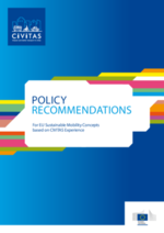 Policy Recommendations For EU Sustainable Mobility Concepts based on CIVITAS Experience