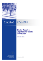 Cluster report 4 Logistics and goods distribution