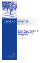Cluster report 8 Access and parking management