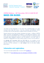 CIVITAS Webinar Bikes on Buses Agenda