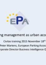 Training Access Management - 3 Parking as access tool - MARTENS